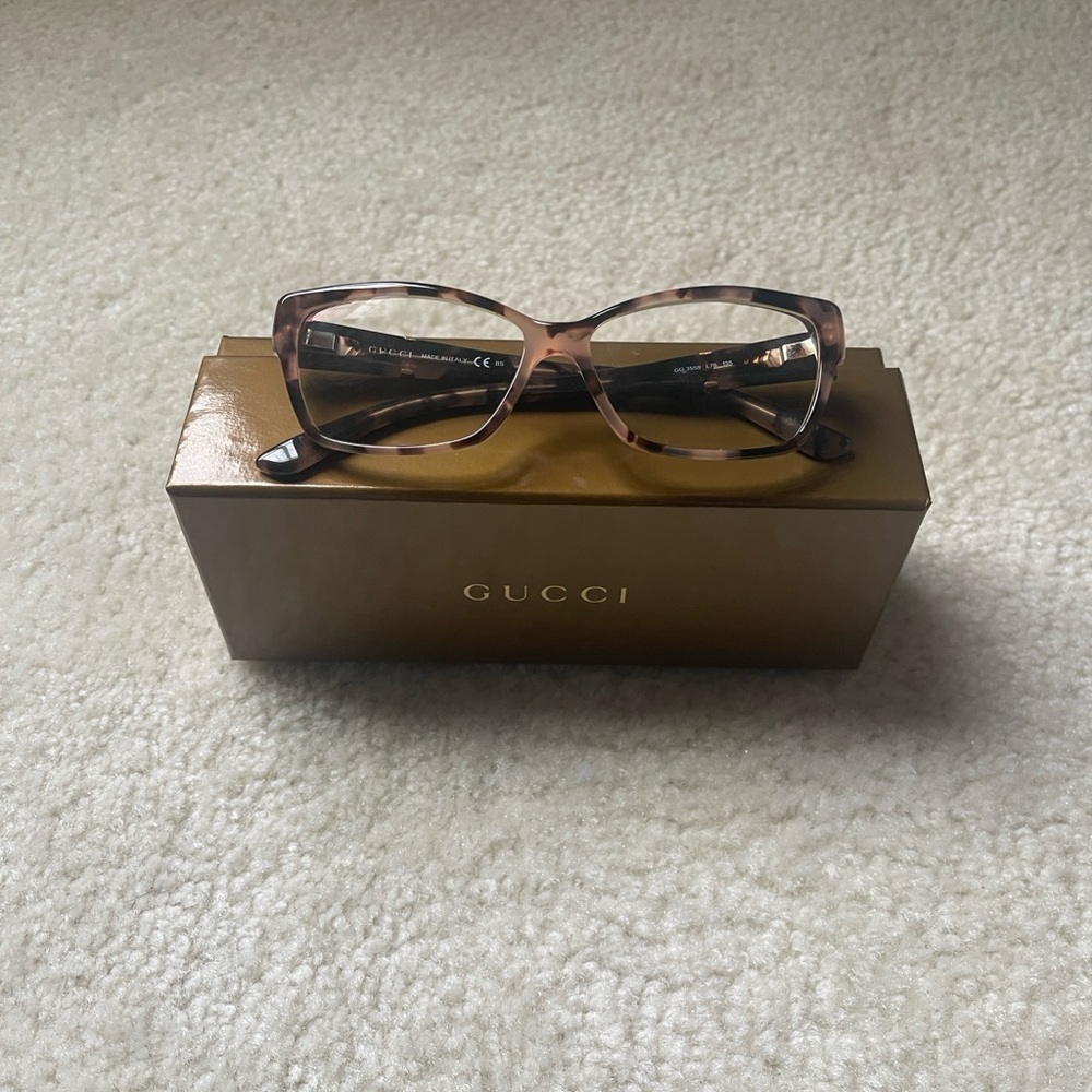 Gucci Brown Tortoise Women's Glasses